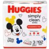 Toallitas Húmedas Huggies Simply Clean Sin Fragancia (192 uds)