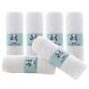 Toallitas de Bamboo para Baño HIPHOP Panda Color Blanco, (6 uds)