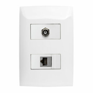 Toma para Telefono y Telecable Leviton CIEN