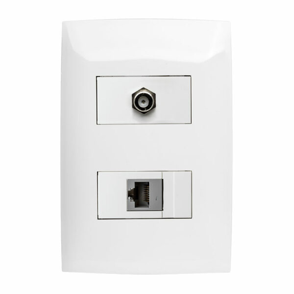 Toma para Telefono y Telecable Leviton CIEN