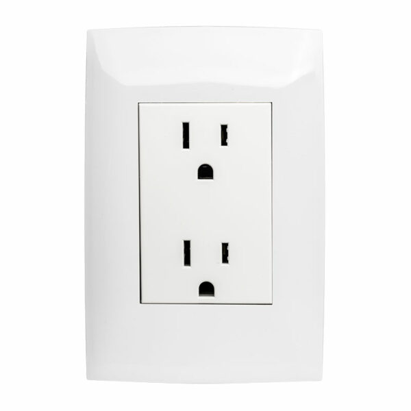 Tomacorriente Doble Leviton CIEN, 15 Amp