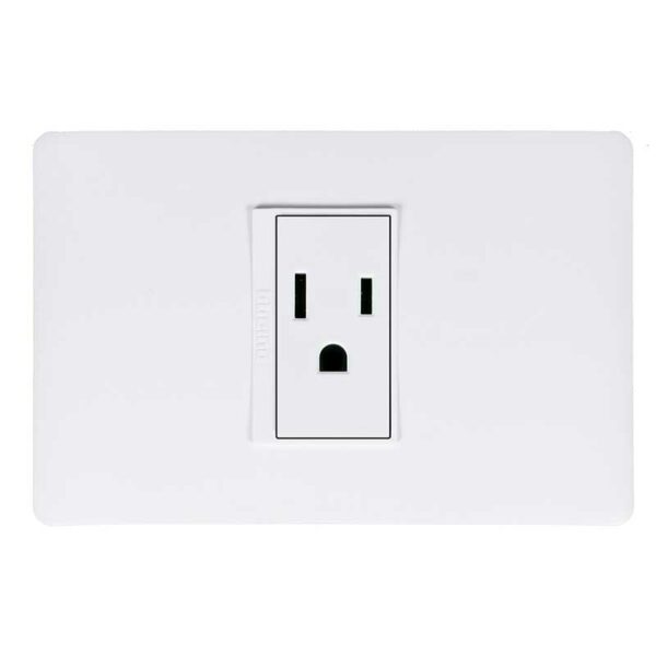 Tomacorriente Simple Bticino LUZICA, 15 Amp