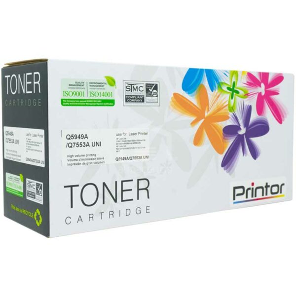 Toner Compatible con Impresora Láser HP, Q5949A/Q7553A