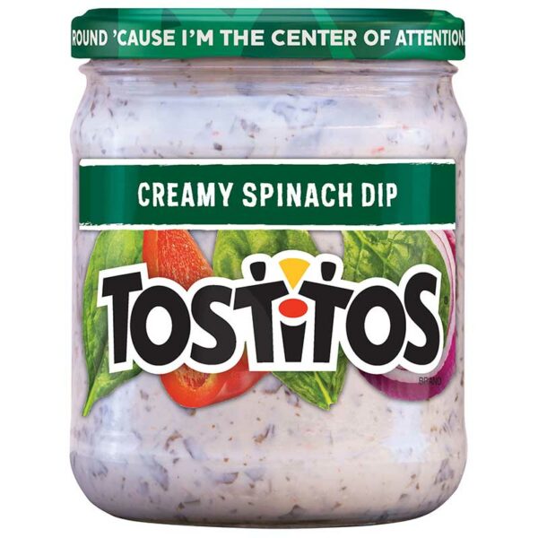 Tostitos Espinacas Cremosas Salsa, 15 oz