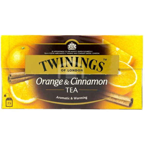 Té Sabor Naranja y Canela Twinings, 25 uds