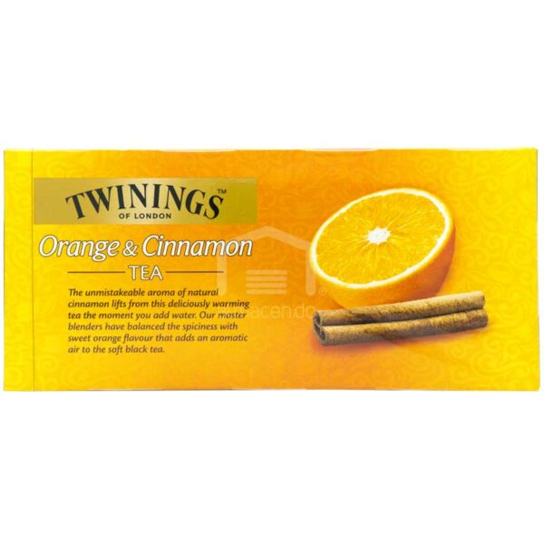 Té Sabor Naranja y Canela Twinings, 25 uds