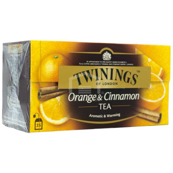 Té Sabor Naranja y Canela Twinings, 25 uds