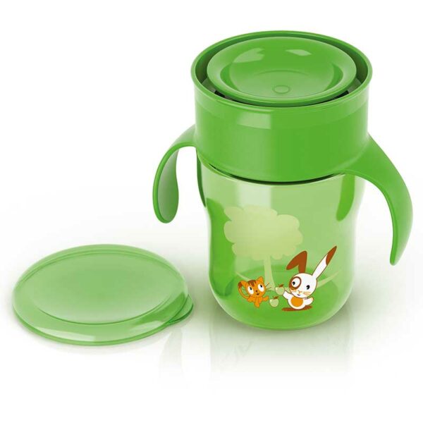 Vaso de Aprendizaje Philips Avent Color Verde 9m+, 9 oz