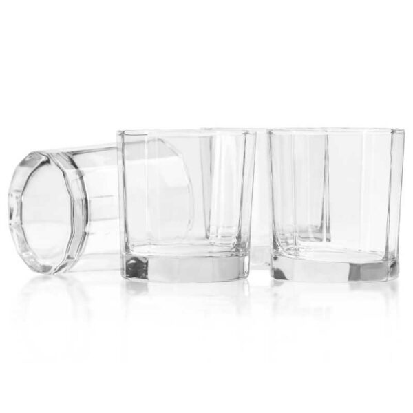 Vasos-Cortos-Dof-Fases_-13.5-oz-_6-pack_-Front Vasos Cortos Crisa, 13.5 oz (6 uds)