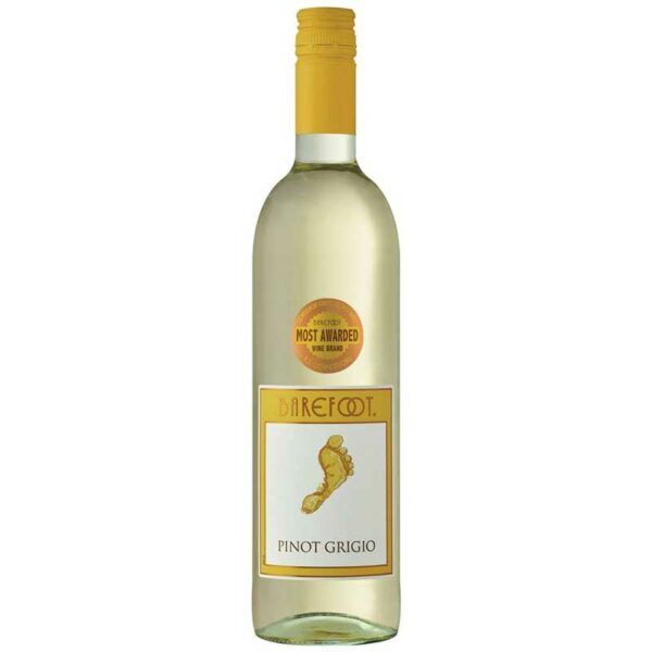 Vino-Barefoot-Pinot-Grigio_-750-ml-Front Vino Barefoot Pinot Grigio, 750 ml