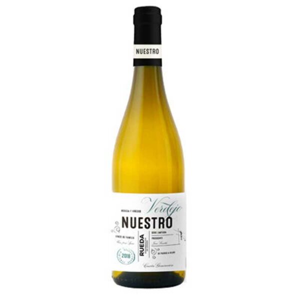 Vino-Blanco-Nuestro-Verdejo-de-Diaz-Bayo_-750-ml-Front Vino Blanco Nuestro Verdejo de Diaz Bayo, 750 ml