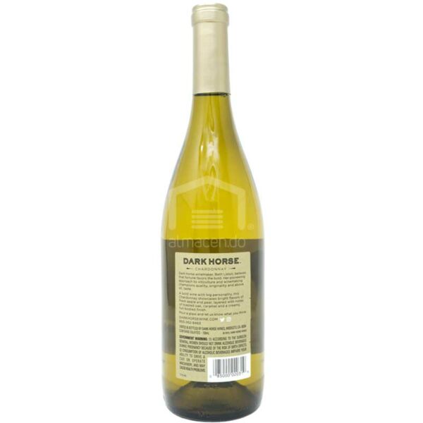 Vino-Dark-Horse-Chardonnay_-750ml-Back Vino Dark Horse Chardonnay, 750 ml