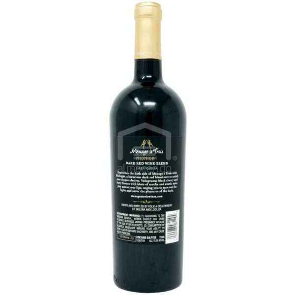Vino Ménage à Trois Midnight, 750 ml