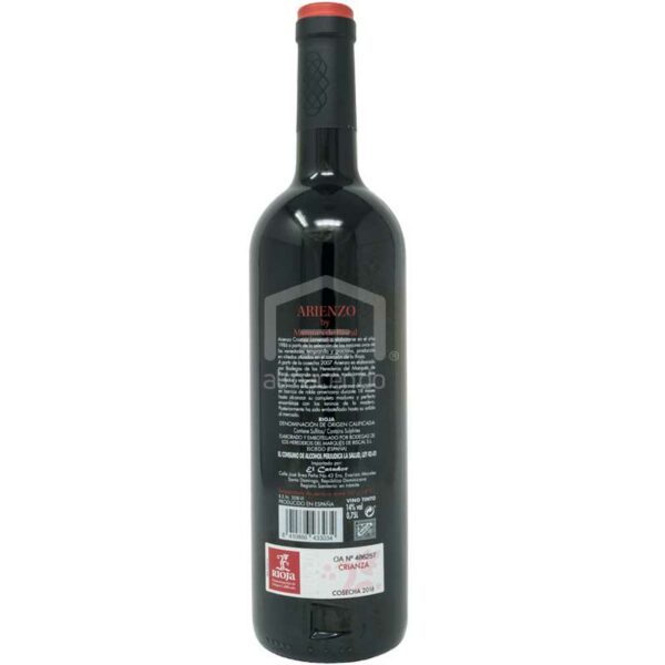 Vino Tinto Arienzo De Marques De Riscal, 750 ml