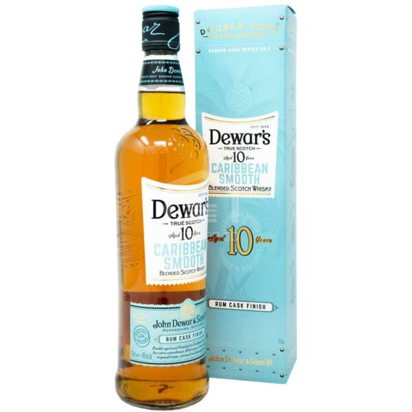 Whisky-Dewars-10-An%CC%83os_-750ml-Turn-2 Whisky Dewars 10 Años Caribbean Smooth, 750 ml