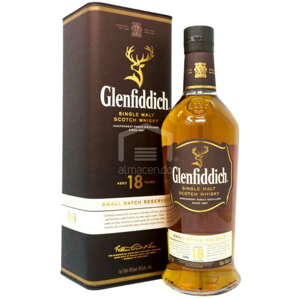 Whisky Escosés Glenfiddich 18 Años, 750 ml