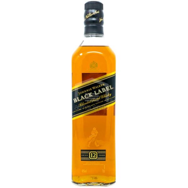 Whisky Johnnie Walker Black Label 12 Años, 750 ml