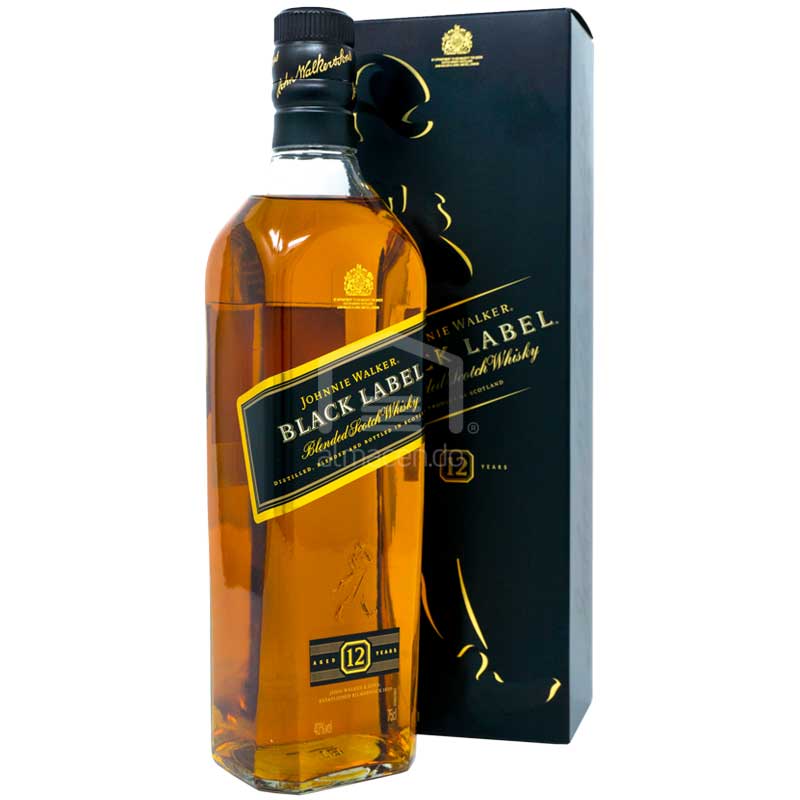 Whisky Johnnie Walker Black Label 12 Años, 750 ml | Compra en