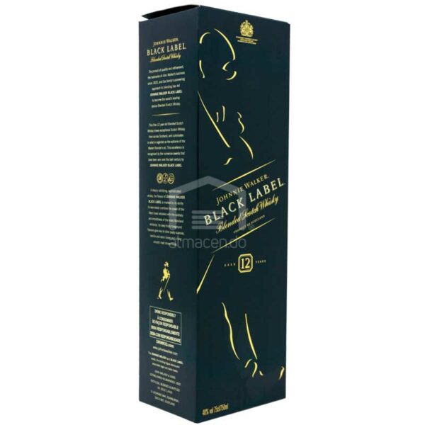 Whisky Johnnie Walker Black Label 12 Años, 750 ml