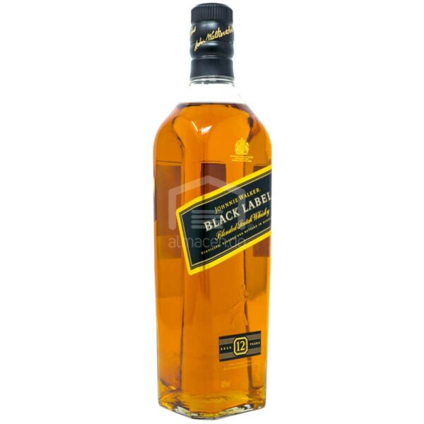 Whisky Johnnie Walker Black Label 12 Años, 750 ml
