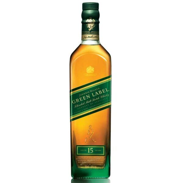 Whisky Johnnie Walker Green Label 15 Años, 750 ml