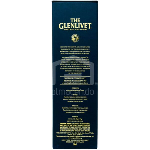 Whisky The Glenlivet 18 Años, 750 ml