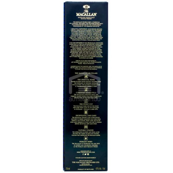 Whisky The Macallan Double Cask 12 Años, 750 ml