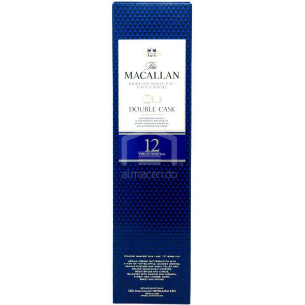 Whisky The Macallan Double Cask 12 Años, 750 ml