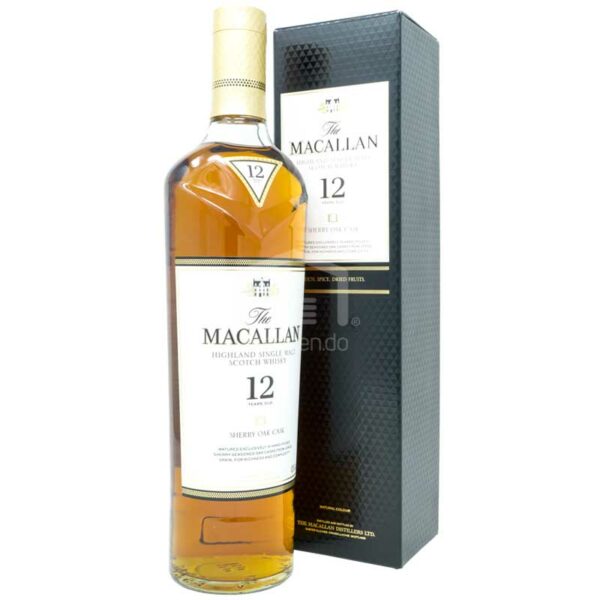 Whisky The Macallan Sherry Oak 12 Años, 750 ml