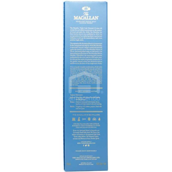 Whisky The Macallan Triple Cask 12 Años, 750 ml