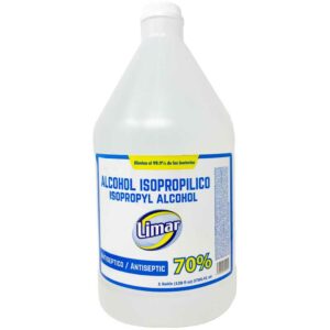 Alcohol Isopropilico 70% Limar, 1 gal