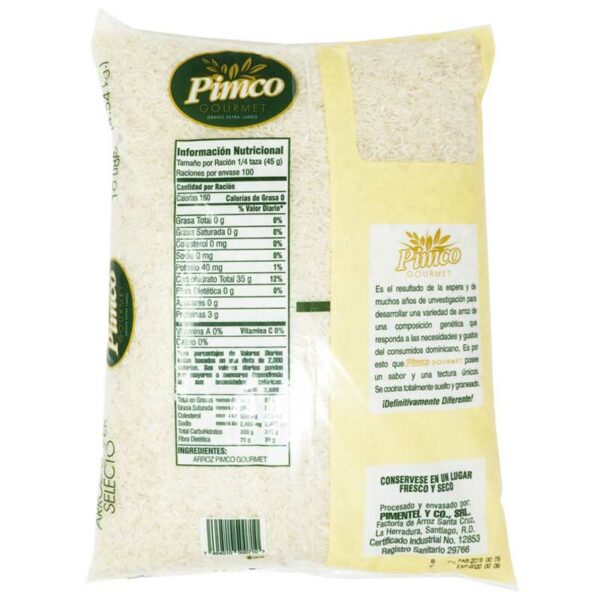 Arroz Gourmet Pimco, 10 lbs