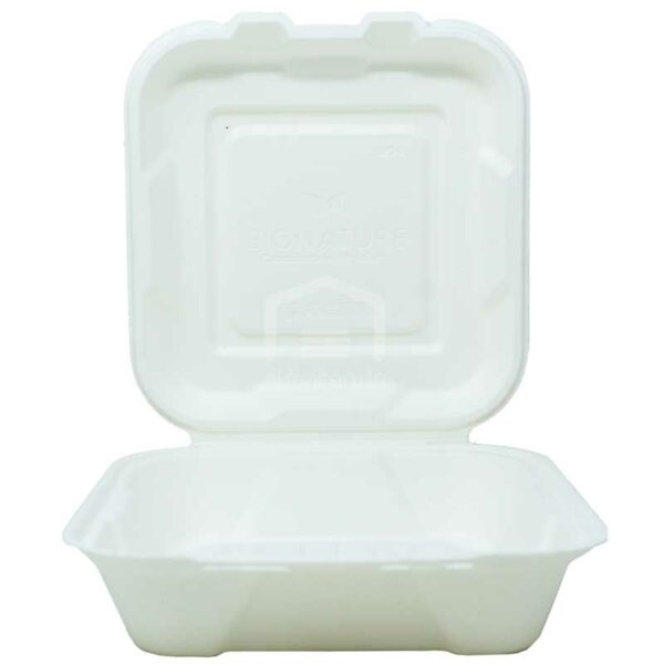 Bandeja Doble EP240 Bionature 8" x 8" sin División (50 uds)