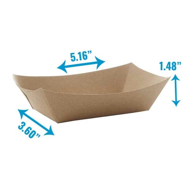 Barquito Cartón Kraft Bionature 1 lb