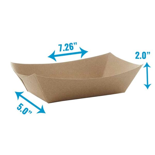 Barquito Cartón Kraft Bionature 3 lbs