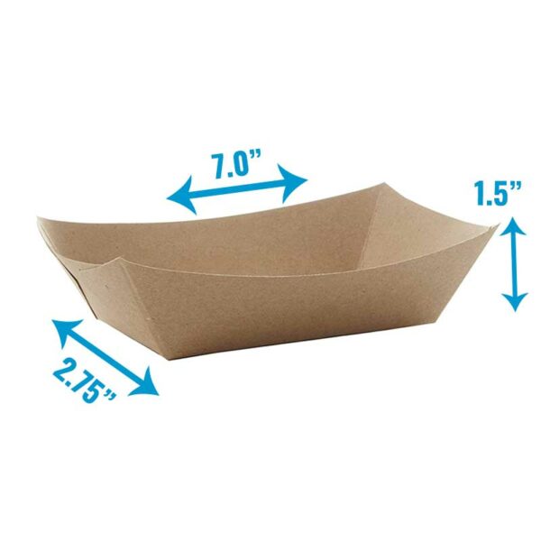 Barquito Cartón Kraft Bionature Hot Dog