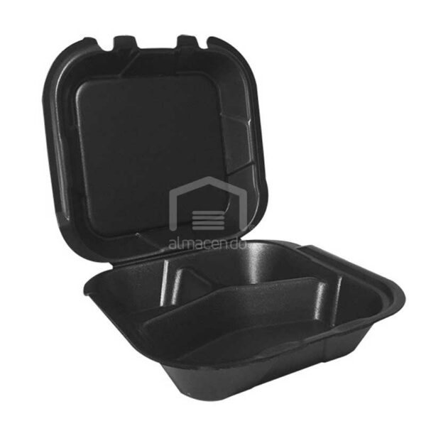 Bandeja Foam Plastifar 9x9 Negra con División, 200 uds