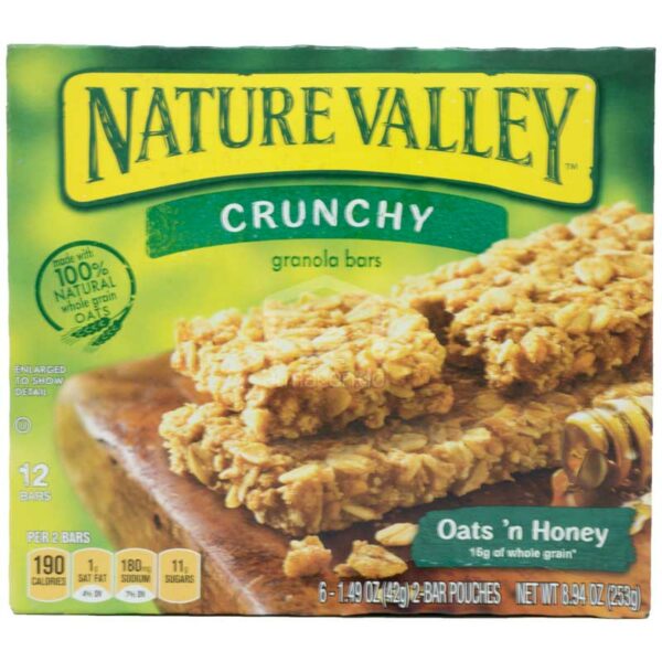Barra-de-Granola-12-uds Barras Nature Valley Crunchy Oats's Honey 8.94 oz (12 uds)
