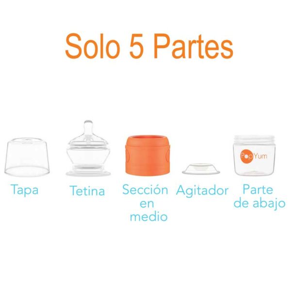 Biberón de Fórmula Pop Yum 0m+, 5 oz (3 uds)