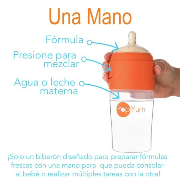 Biberón de Fórmula Pop Yum 3m+, 9 oz (3 uds)