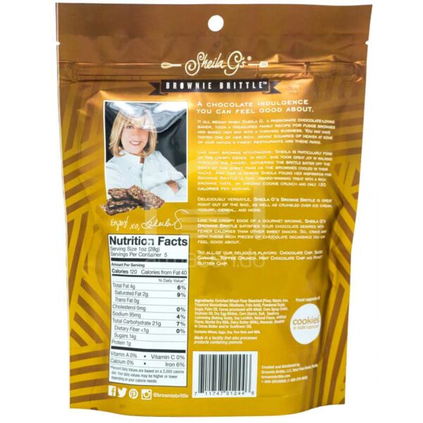 Brownie Brittle Sheila G's Caramelo Crujiente, 5 oz