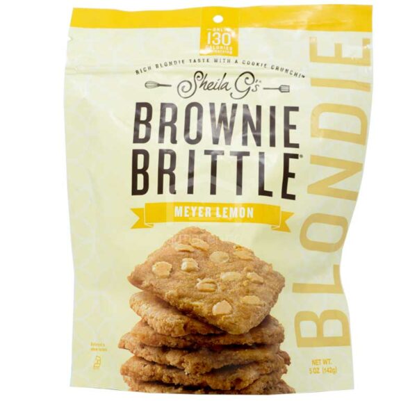 Brownie Brittle Sheila G's Meyer Lemon Blondie, 5 oz