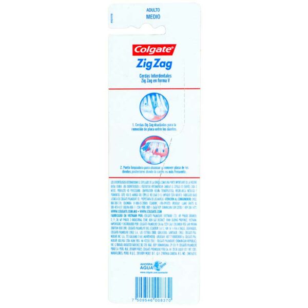 Cepillo-Colgate-ZigZag-2x1-_Medio_-Back Cepillo Dental Colgate Triple Acción ZigZag (2 uds)