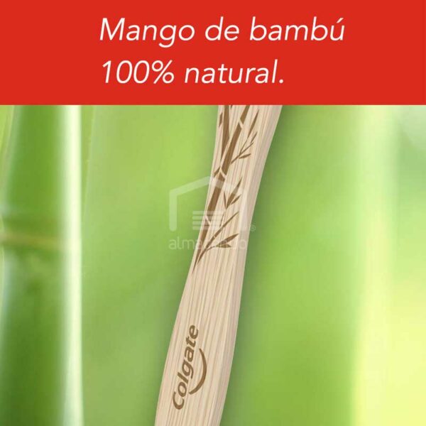 Cepillo Dental Colgate Bambú Carbón, 2 uds