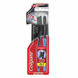 Cepillo Dental Colgate Slim Soft Black, 2 uds
