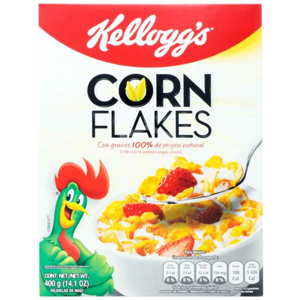 Cereal-Kellogg_s-Corn-Flakes_-400g-Front Cereal Kellogg’s Corn Flakes, 400g