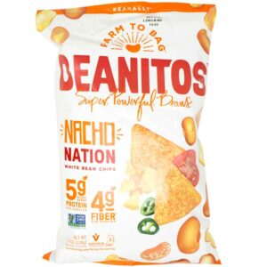 Chips Beanitos Frijoles Blancos Nation Nacho, 5oz