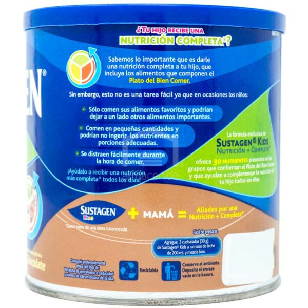 Complemento Nutricional Sustagen Kids Chocolate, 400 g