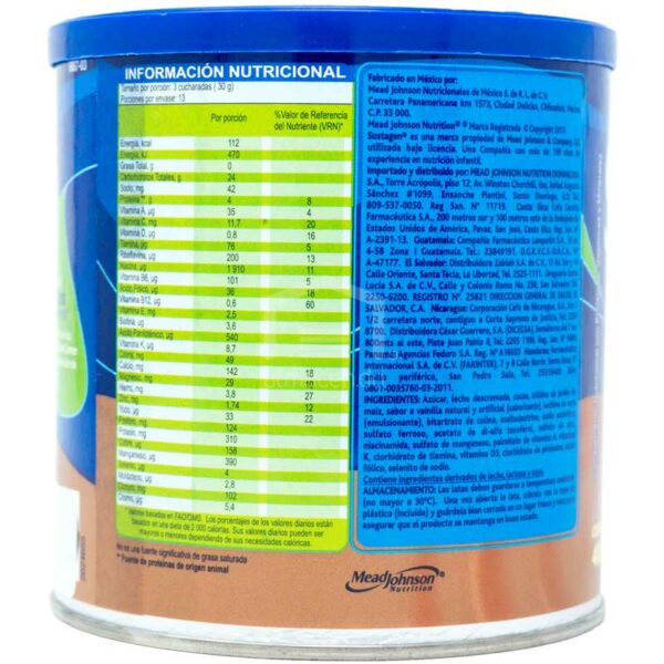 Complemento Nutricional Sustagen Kids Chocolate, 400 g