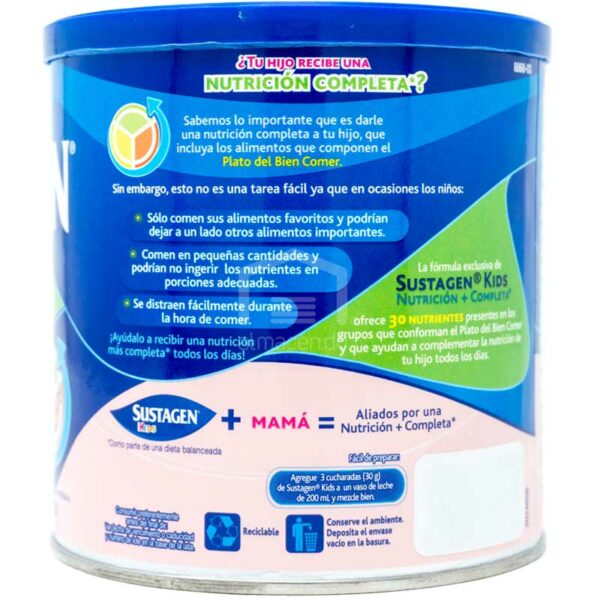 Complemento Nutricional Sustagen Kids Fresa, 400 g